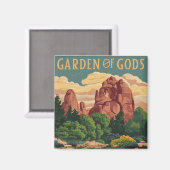 Aimant Jardin des Dieux Colorado (Recto/Verso)