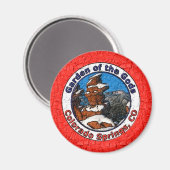 Aimant Jardin des dieux, Colorado Springs, CO (Recto/Verso)