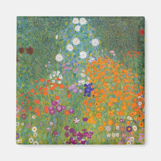 Aimant Jardin des fleurs (par Gustav Klimt)