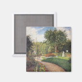 Aimant Jardin des Mathurins à Pontoise de Pissarro (Recto/Verso)