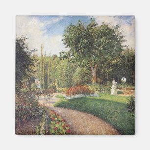 Aimant Jardin des Mathurins à Pontoise par Pissarro