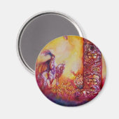 AIMANT JARDIN DES OMBRES PERDUES / CHEVALIER ET CHEVAL (Recto/Verso)