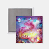 AIMANT JARDIN DES OMBRES PERDUES / ESCALIERS MYSTIQUES (Recto/Verso)