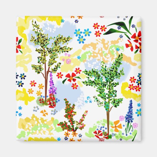 Aimant Jardin d'été (Devant)