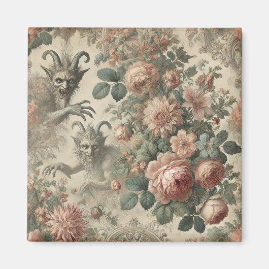 Aimant Jardin du Goatman - Conception du folklore gothiqu (Devant)
