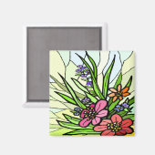 Aimant Jardin en verre (Recto/Verso)