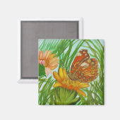 Aimant Jardin fleuri (Recto/Verso)