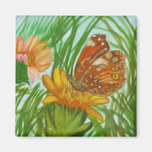 Aimant Jardin fleuri