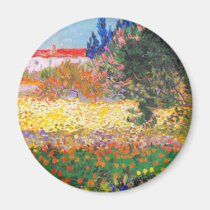 Aimant Jardin fleuri de Vincent Van Gogh
