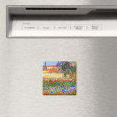 Aimant Jardin fleuri de Vincent Van Gogh (In Situ (Lave-vaisselle))