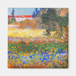 Aimant Jardin fleuri de Vincent Van Gogh