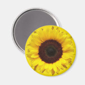 Aimant Jardin géant Tournesol sur Arrière - plan Jaune do (Recto/Verso)