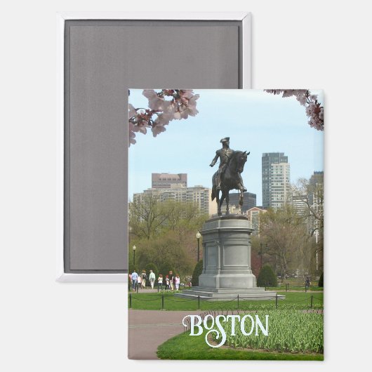 Aimant Jardin public Boston Massachusetts (Recto/Verso)