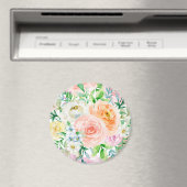 Aimant Jardin romantique Pastel (In Situ (Lave-vaisselle))