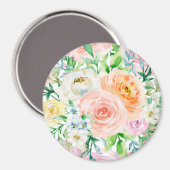 Aimant Jardin romantique Pastel (Recto/Verso)