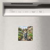 Aimant Jardinier Corgi (In Situ (Lave-vaisselle))