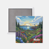 Aimant Jardins botaniques du Maine Côtier (Recto/Verso)