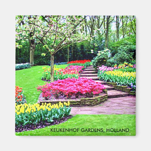 AIMANT JARDINS DE KEUKENHOF, HOLLAND (Devant)