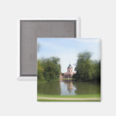 Aimant Jardins de Schwetzingen, mosquée d'Allemagne (Recto/Verso)