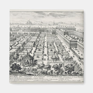 Aimant Jardins du Quirinale, de 'Li Giardini di Rom