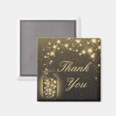 Aimant Jarre De lucioles Avec Étoiles De Nuit (Recto/Verso)