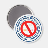 Aimant J'arrête les mots motivants (Recto/Verso)