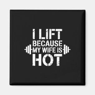 Aimant J'Ascense Parce Que Ma Femme Est Chaud Drôle Gym L