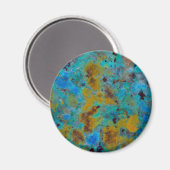 Aimant Jasper Chrysocolla Bleu Tacheté (Recto/Verso)