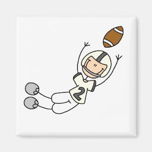 Aimant jaune de joueur de football