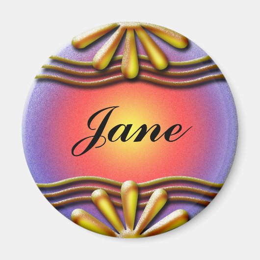 Aimant Jaune de plaque (Devant)