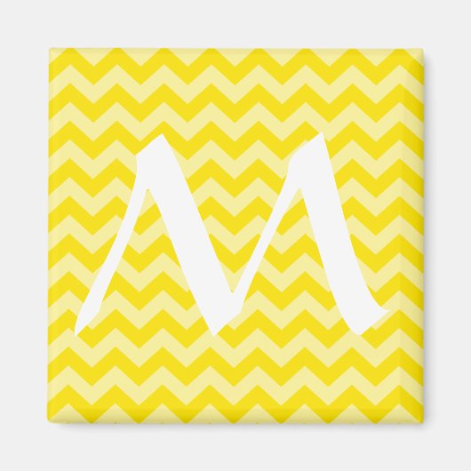 Aimant Jaune Doré Humeurs Marocaines Chevrons (Devant)