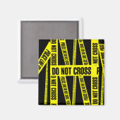 Aimant Jaune ne transcendez pas la scène de crime Zones d (Recto/Verso)