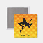 Aimant Jaune Orange High Jump (Recto/Verso)