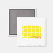 Aimant Jaune plaid 3 (Recto/Verso)