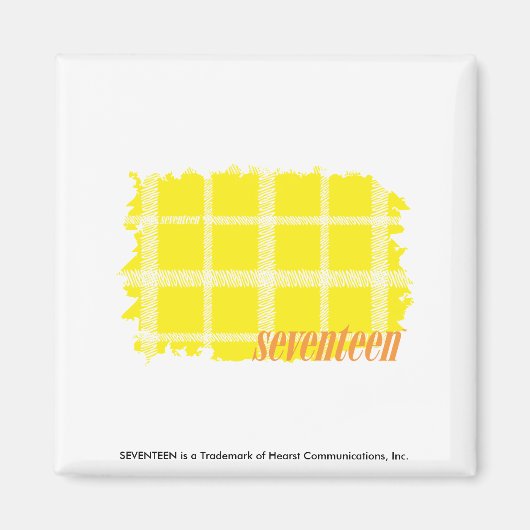 Aimant Jaune plaid 3 (Devant)