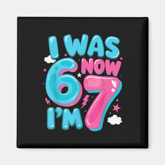 Aimant J'avais six ans maintenant j'ai sept ans 67 Groovy (Devant)