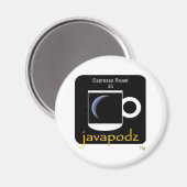 Aimant Javascript Collectible Espresso Rôti Frig Mag (Recto/Verso)