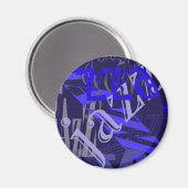 Aimant Jazz Blue sur Blue (Recto/Verso)