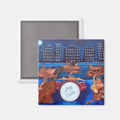 Aimant Jazz Cats (Recto/Verso)