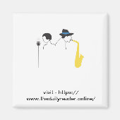 Aimant Jazz intérieur (Devant)