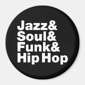 Aimant Jazz & Soul & Funk & Hip hop (Devant)