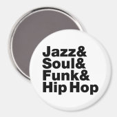 Aimant Jazz & Soul & Funk & Hip hop (Recto/Verso)