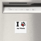 Aimant J'Coeur Mes Vizsla (In Situ (Lave-vaisselle))