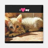 Aimant J'Coeur Mon Chat (Devant)