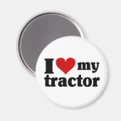 Aimant J'Coeur Mon Tracteur (Recto/Verso)