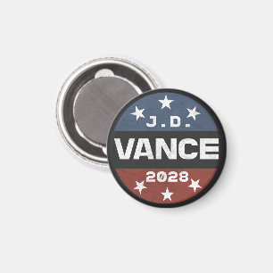 Aimant JD Vance 2028 Vance 2028 Élection Rétro J.D. Vance