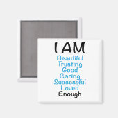 Aimant JE... Affirmations positives (Recto/Verso)