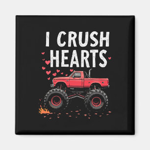 Aimant Je Casse les Cœurs Monster Truck Saint-Valentin Ga