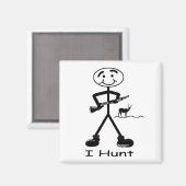 Aimant Je chasse le cerf (Recto/Verso)