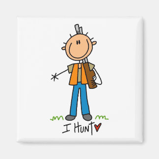 Aimant Je chasse les t-shirts et les cadeaux